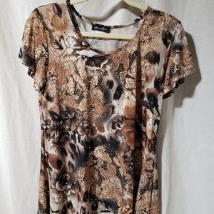 BrittanyBlack Womens Blouse size M